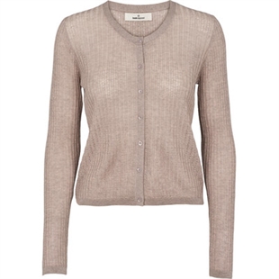 Basic apparel - Adi cardigan Natural melange